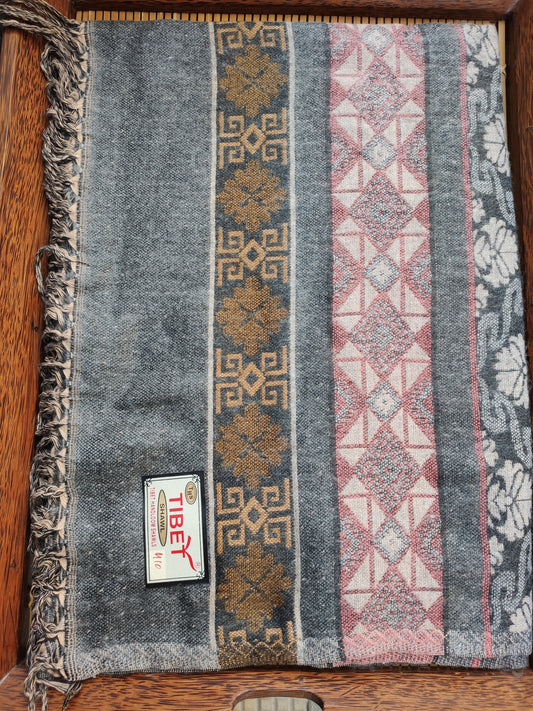 Pashmina shawl blanket warm Yak wool Tibet 50R
