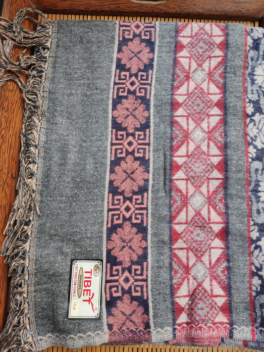 Pashmina shawl blanket warm Yak wool Tibet 50R
