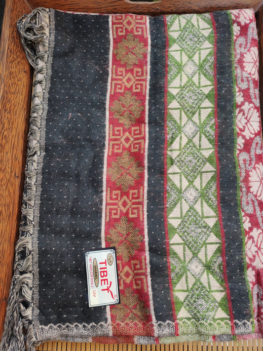 Pashmina shawl blanket warm Yak wool Tibet 50R