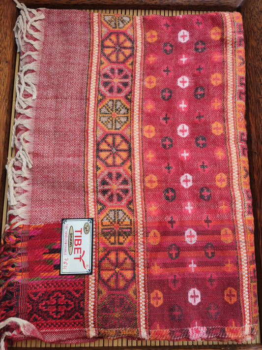 Pashmina shawl blanket warm Yak wool Tibet 50R