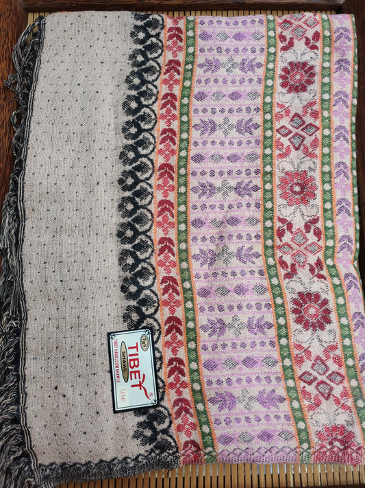 Pashmina shawl blanket warm Yak wool Tibet 50R