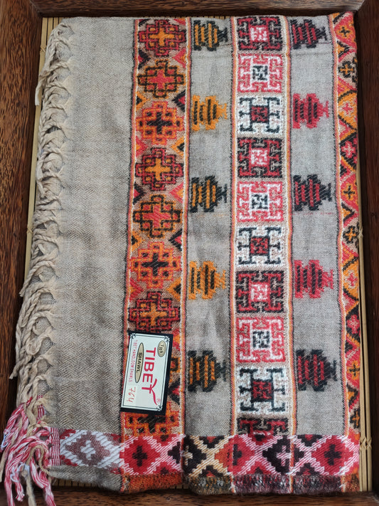 Pashmina shawl blanket warm Yak wool Tibet 50R