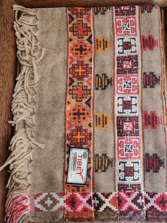 Pashmina shawl blanket warm Yak wool Tibet 50R