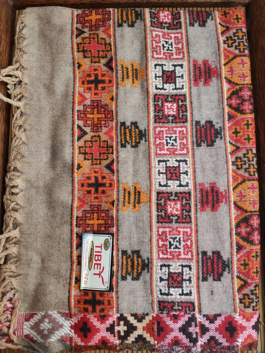 Pashmina shawl blanket warm Yak wool Tibet 50R
