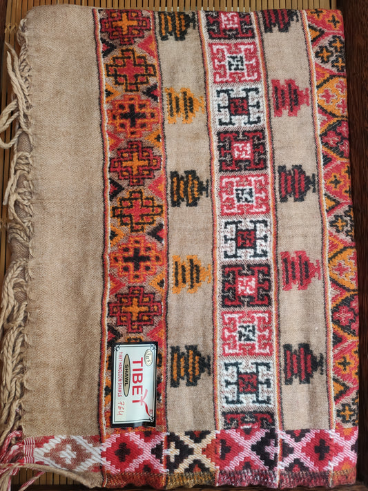 Pashmina shawl blanket warm Yak wool Tibet 50R
