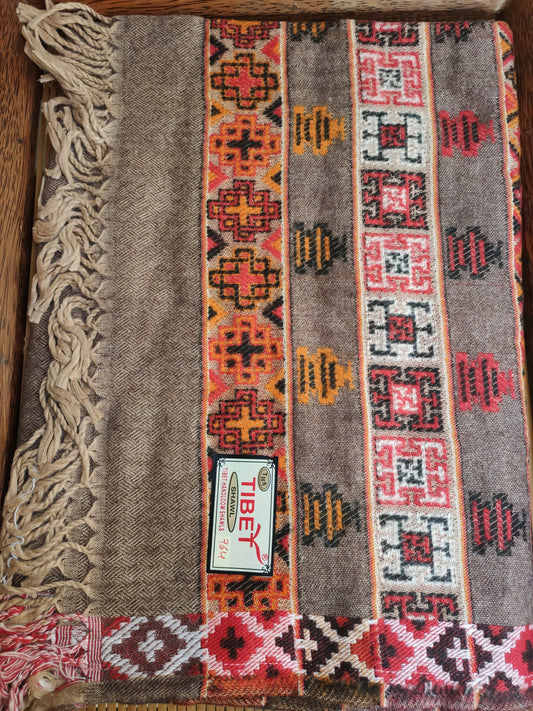 Pashmina shawl blanket warm Yak wool Tibet 50R