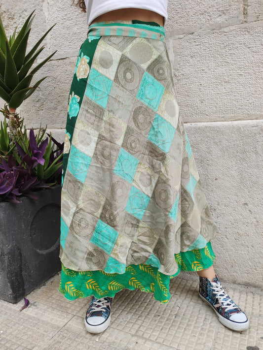 Double-sided wheel wallet skirt 109NG