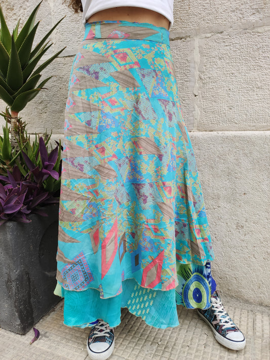 Doppelseitiger Radtaschenrock 109NG