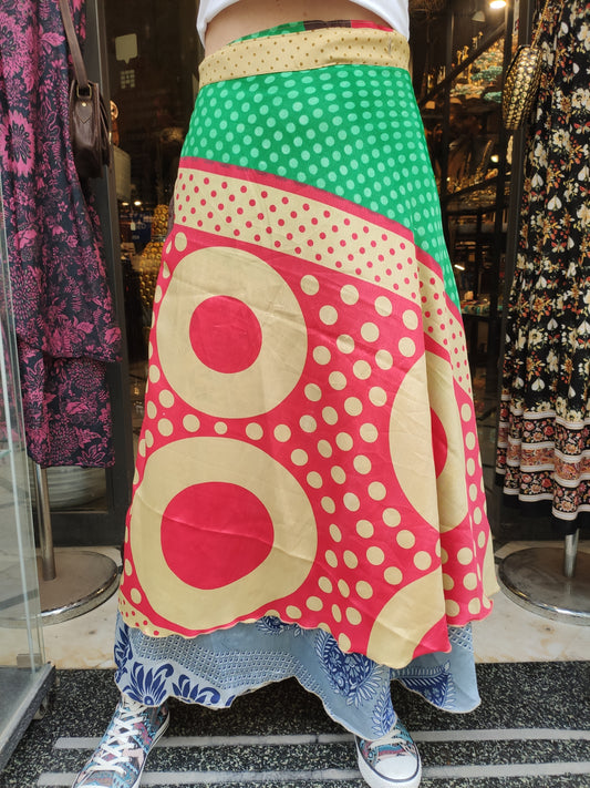 Doppelseitiger Radtaschenrock 109NG