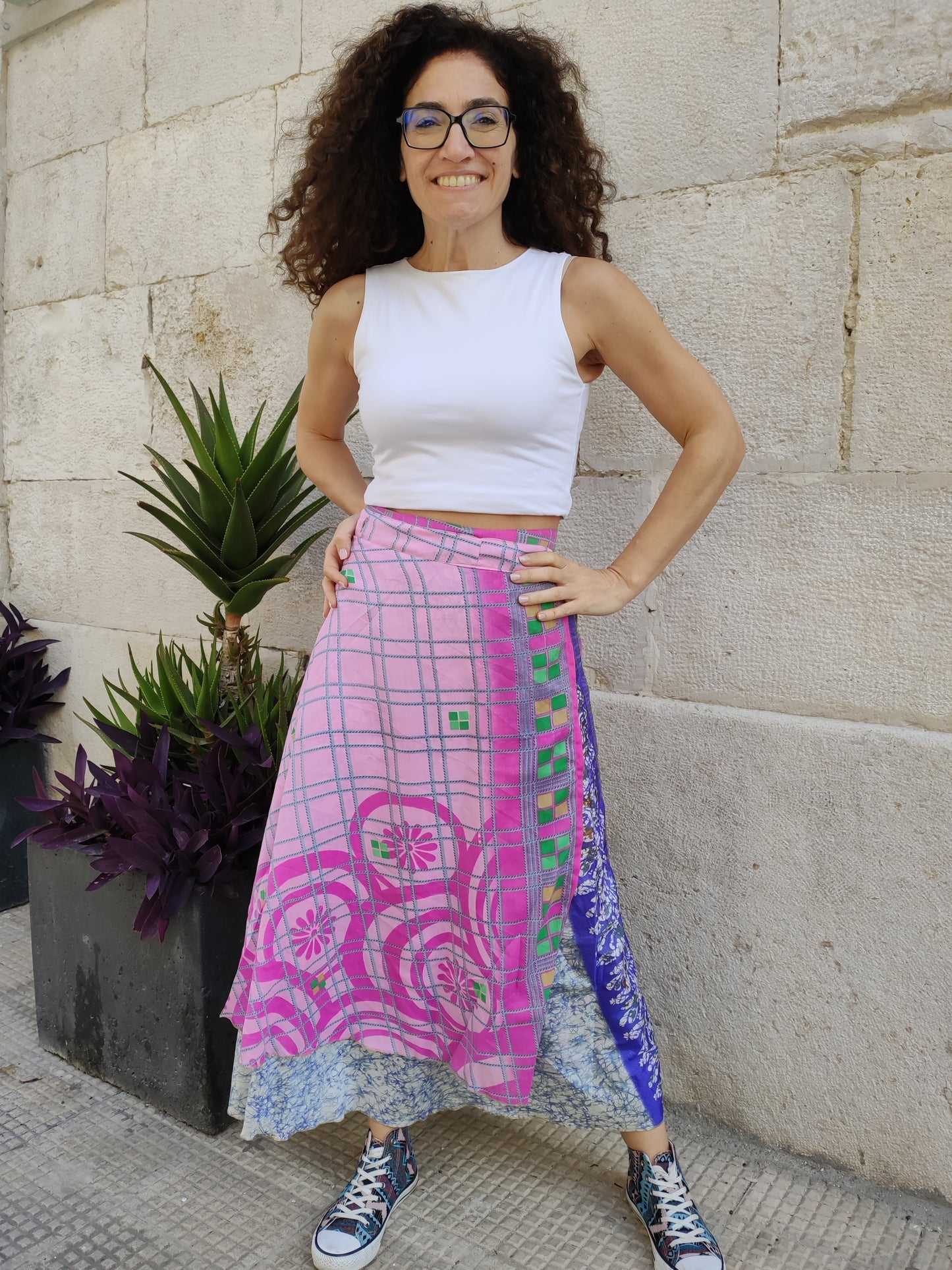 Doppelseitiger Radtaschenrock 109NG