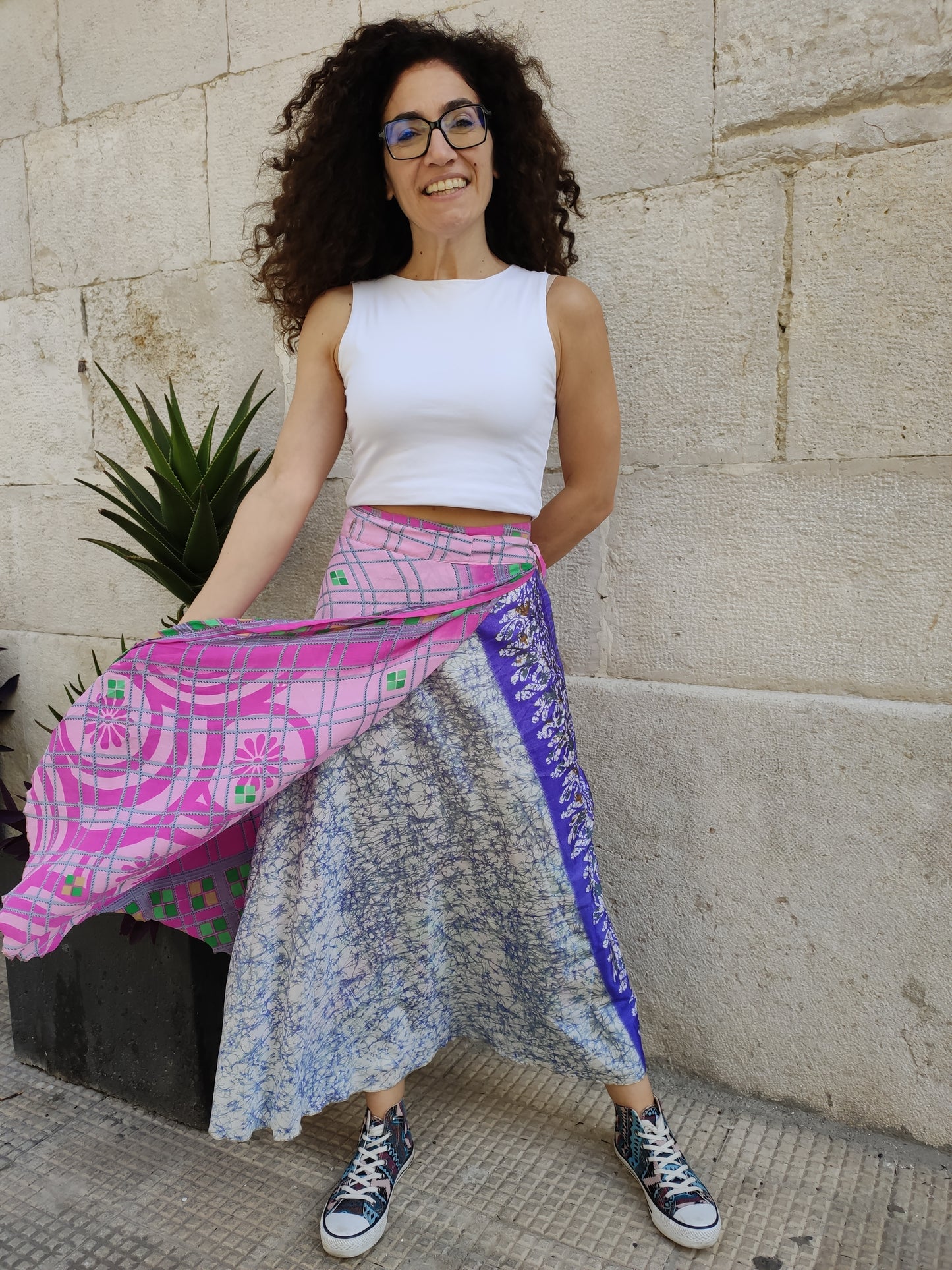 Doppelseitiger Radtaschenrock 109NG