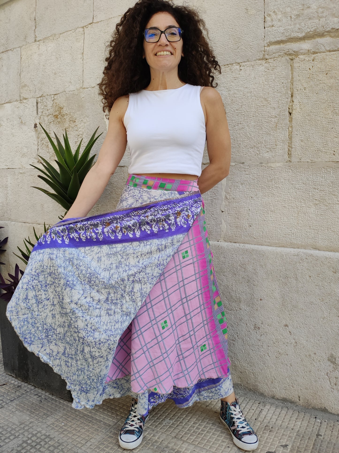 Doppelseitiger Radtaschenrock 109NG