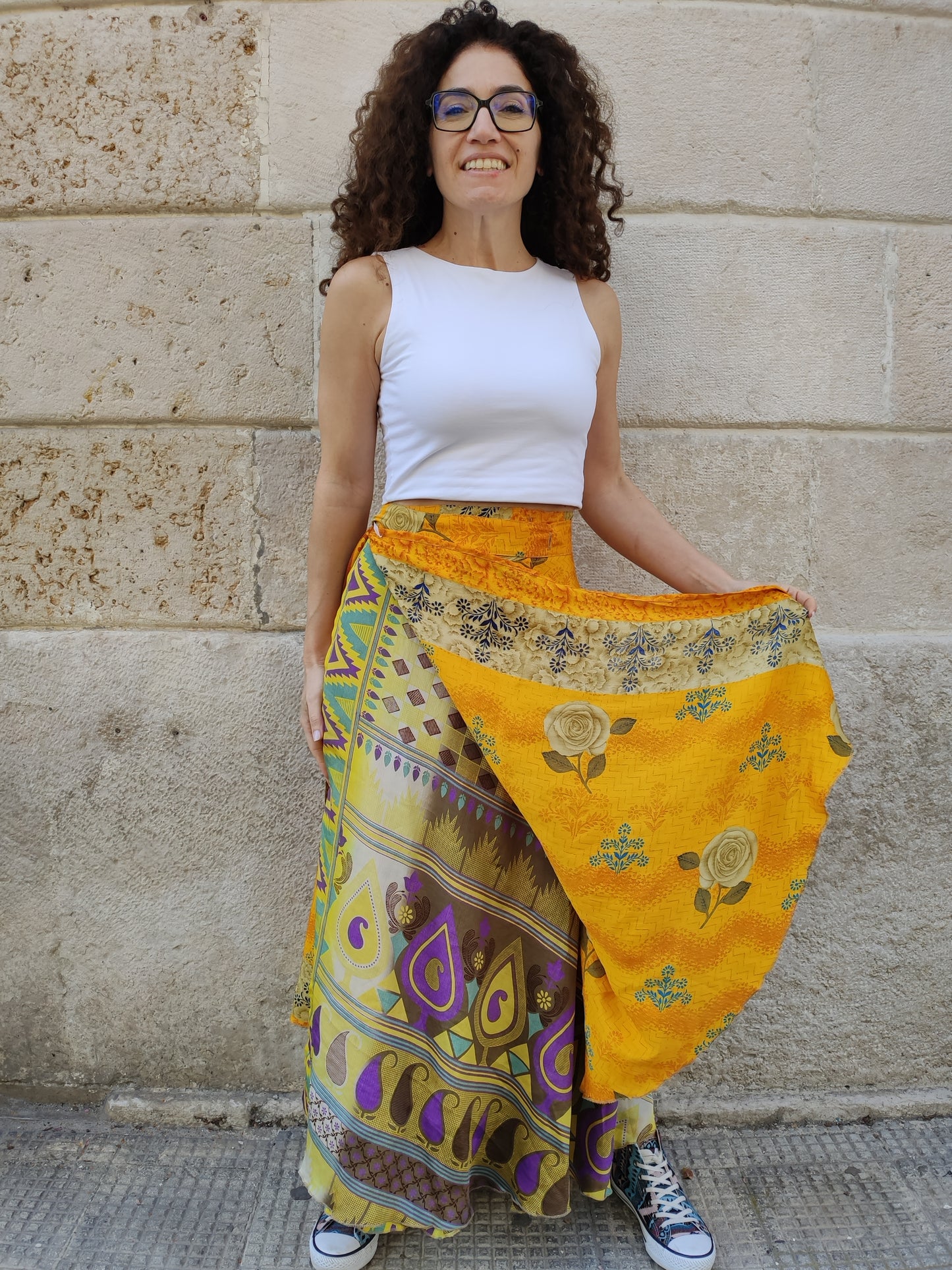 Doppelseitiger Radtaschenrock 109NG