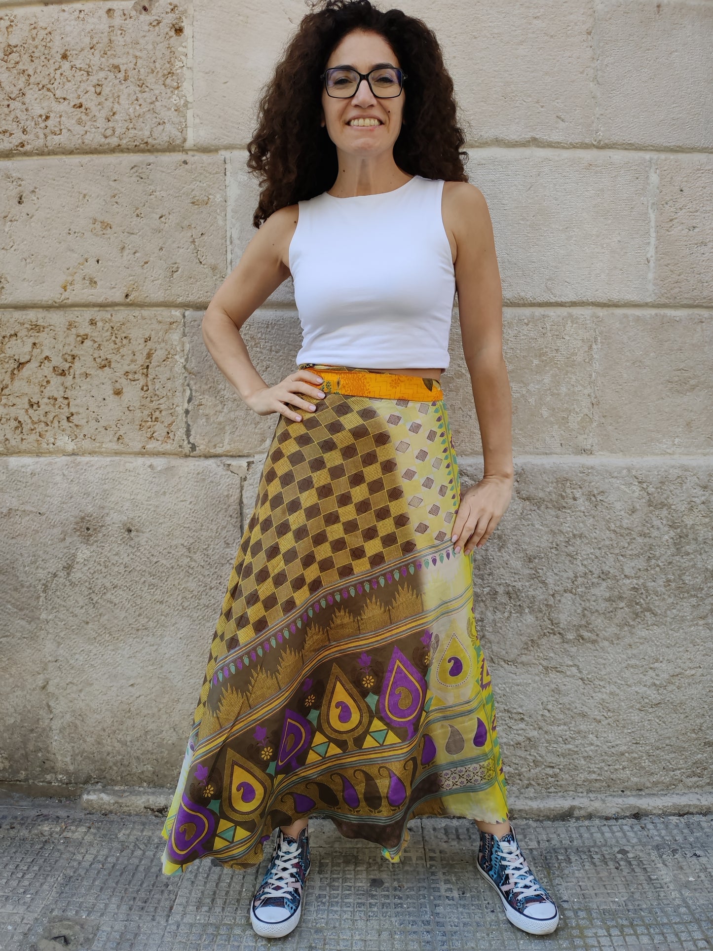 Doppelseitiger Radtaschenrock 109NG