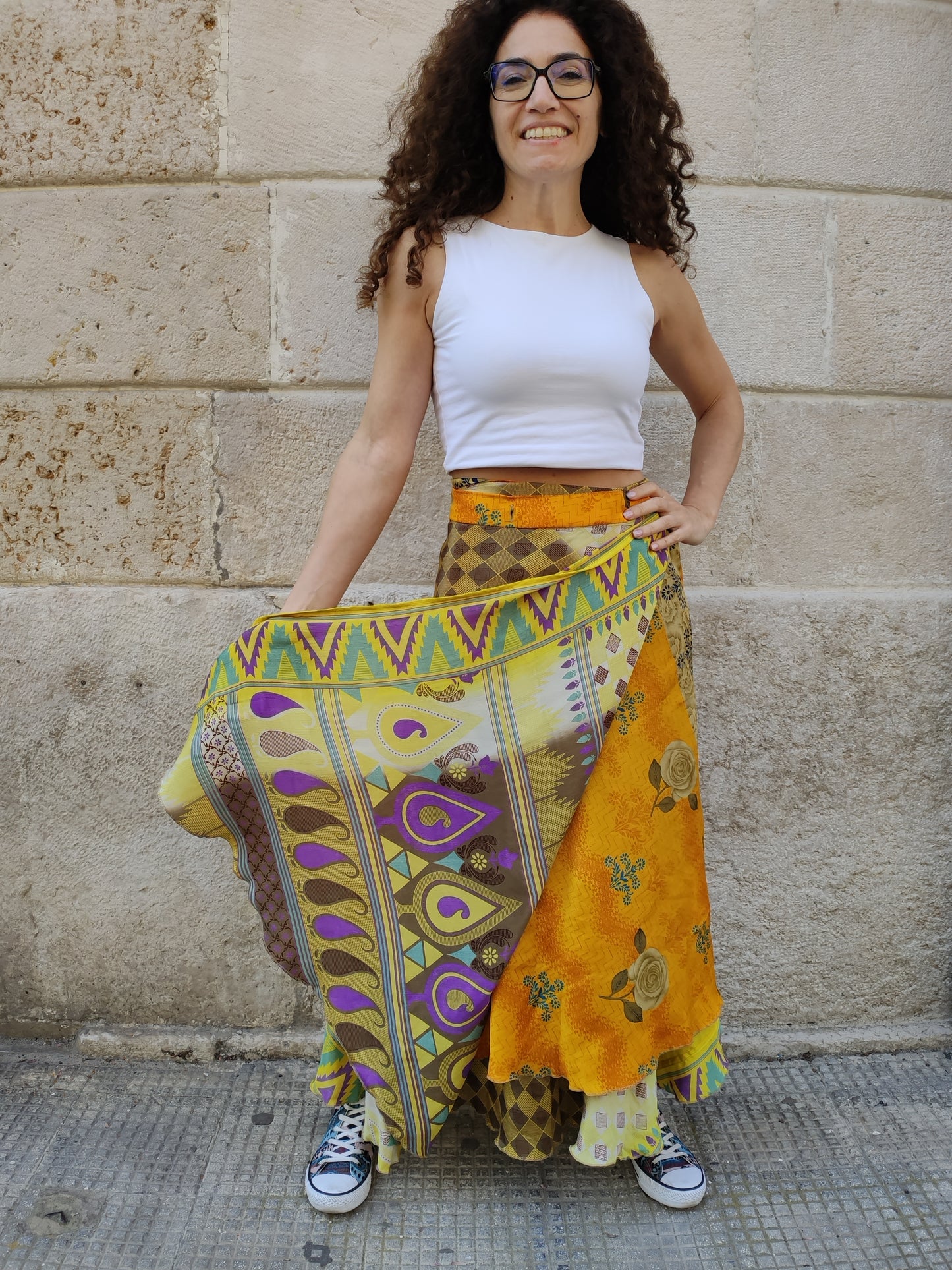 Doppelseitiger Radtaschenrock 109NG