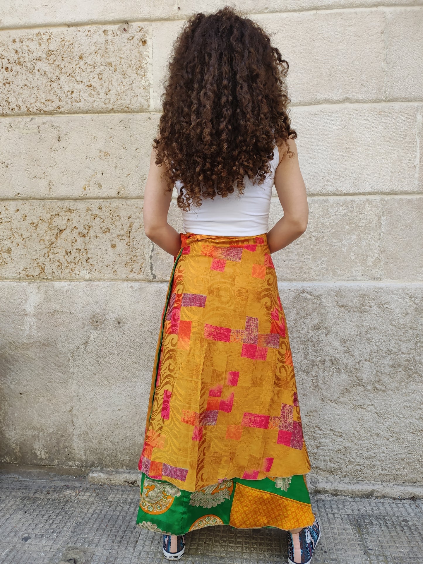 Gonna portafoglio ruota double-face 147F Difettata