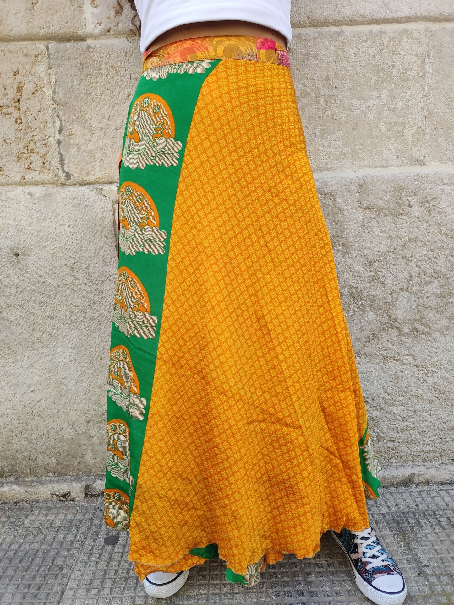 Gonna portafoglio ruota double-face 147F Difettata