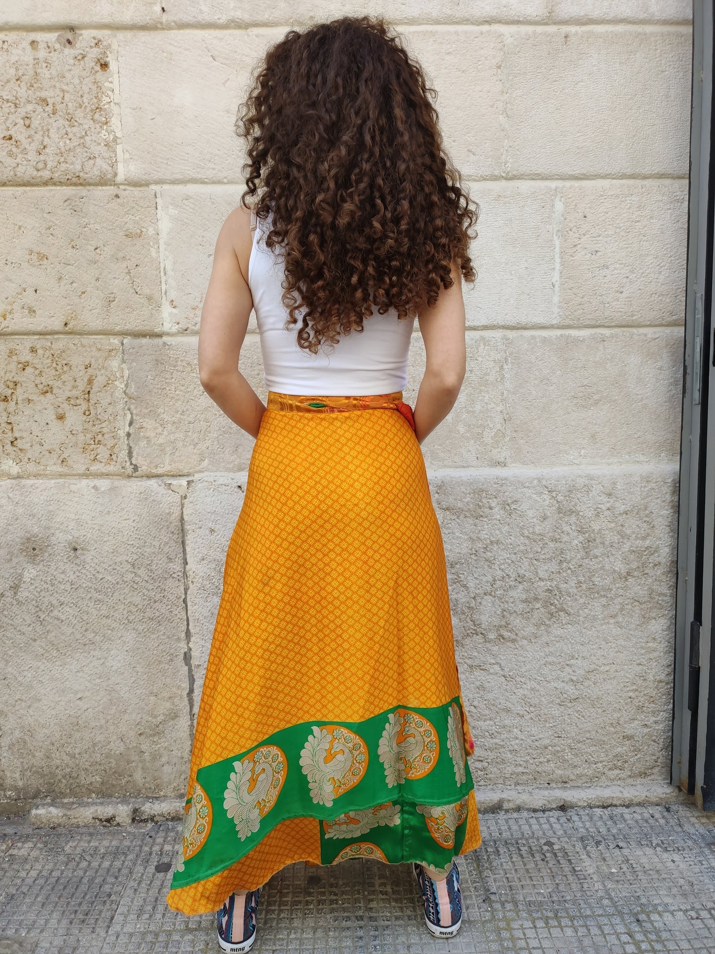 Gonna portafoglio ruota double-face 147F Difettata