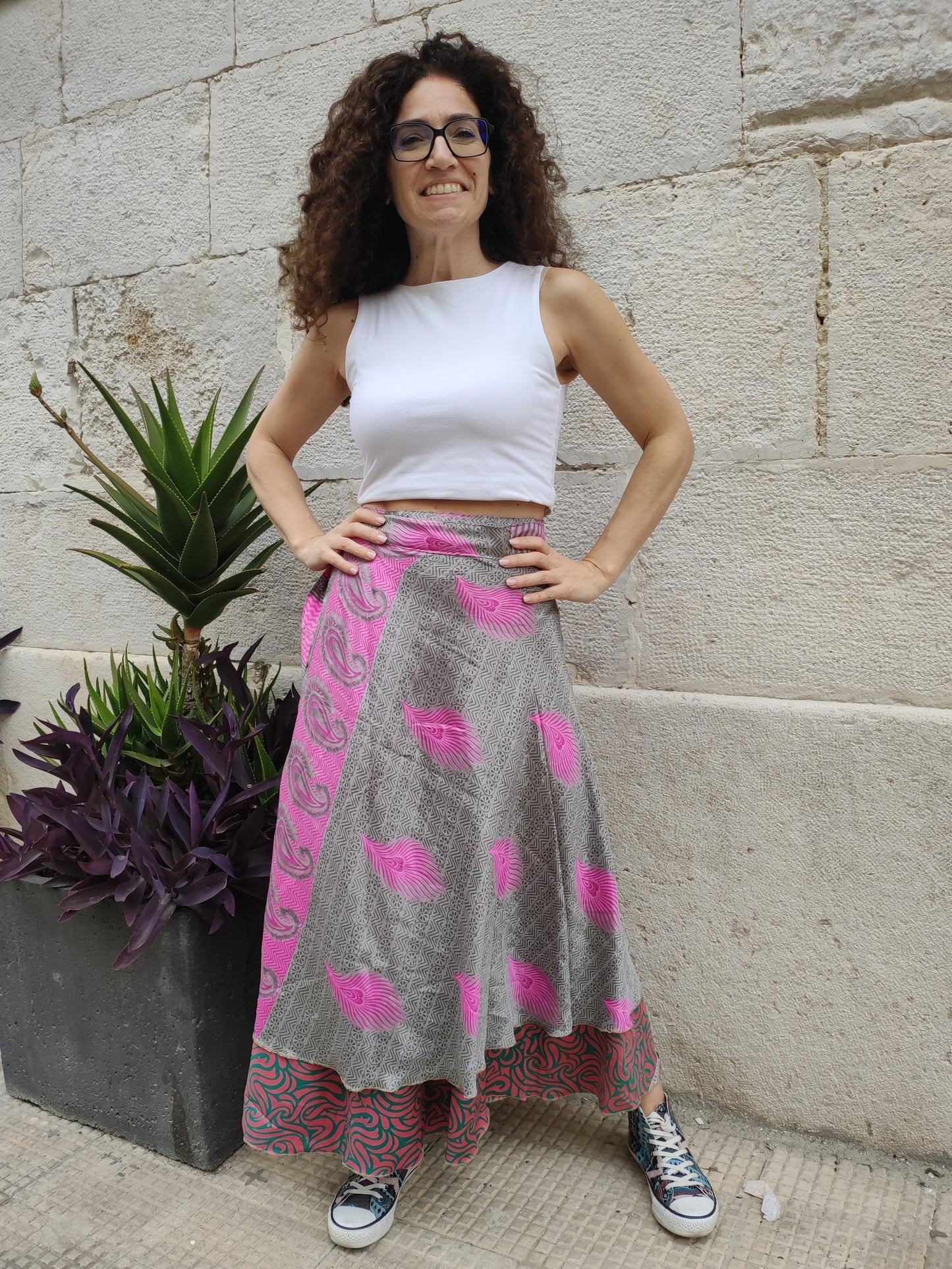 Doppelseitiger Radtaschenrock 109NG