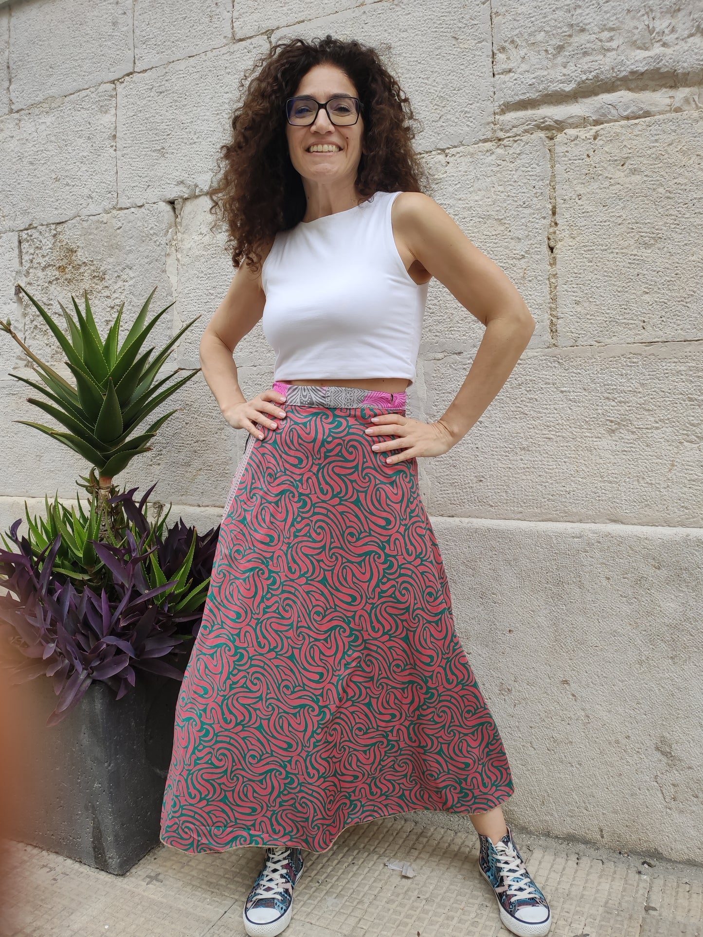 Doppelseitiger Radtaschenrock 109NG