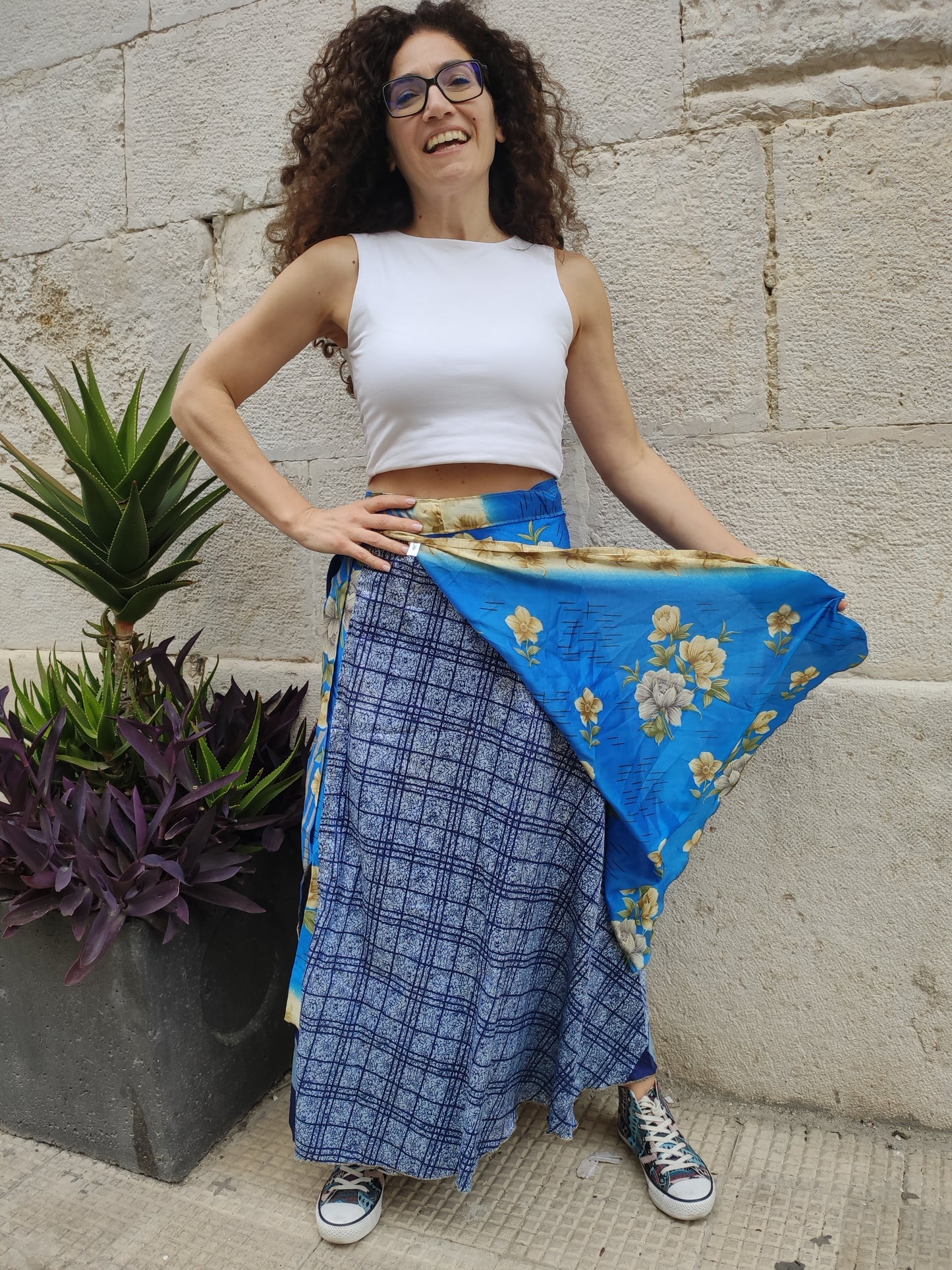 Doppelseitiger Radtaschenrock 109NG