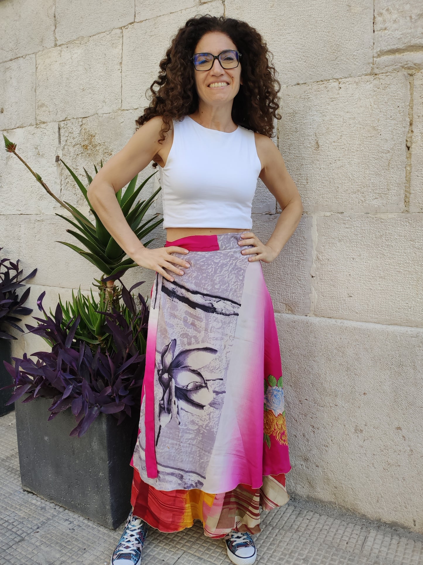 Doppelseitiger Radtaschenrock 109NG