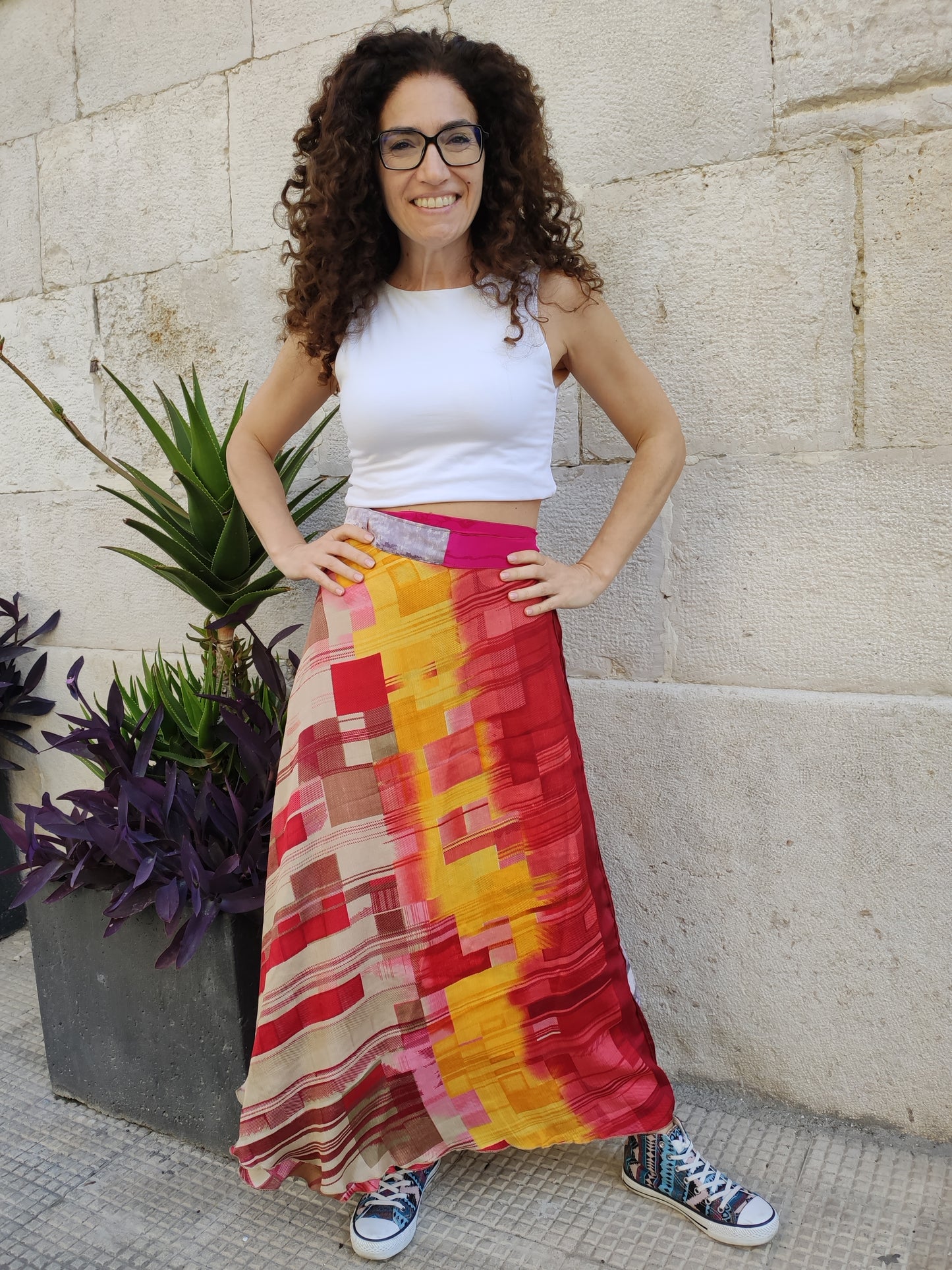 Doppelseitiger Radtaschenrock 109NG