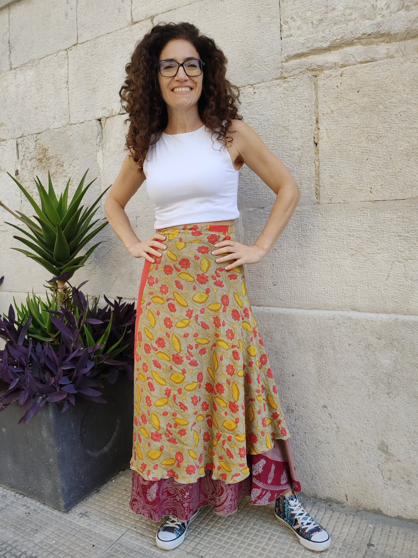 Doppelseitiger Radtaschenrock 109NG