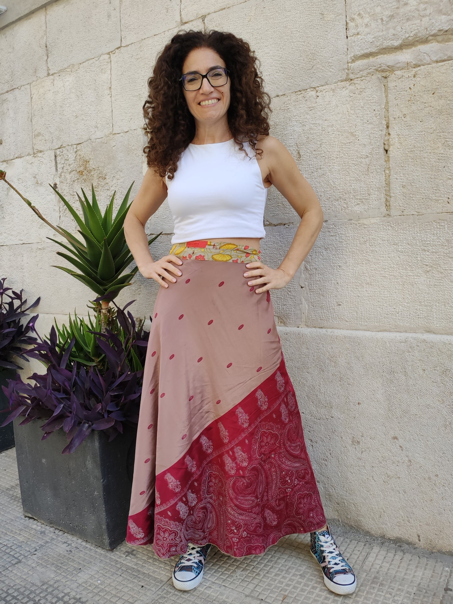 Doppelseitiger Radtaschenrock 109NG