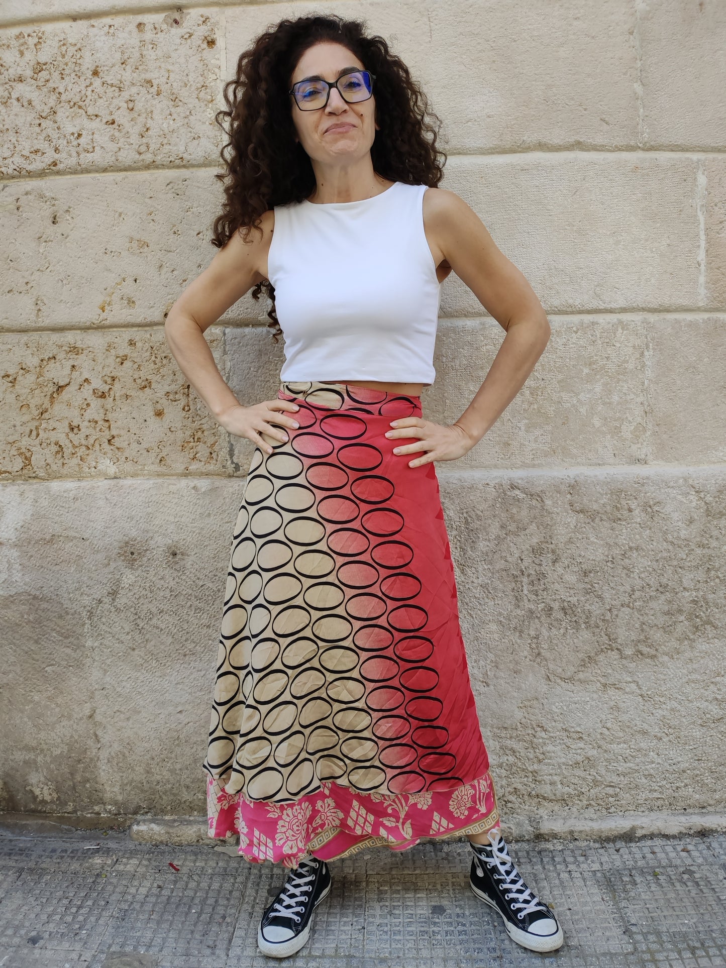 Doppelseitiger Radtaschenrock 109NG