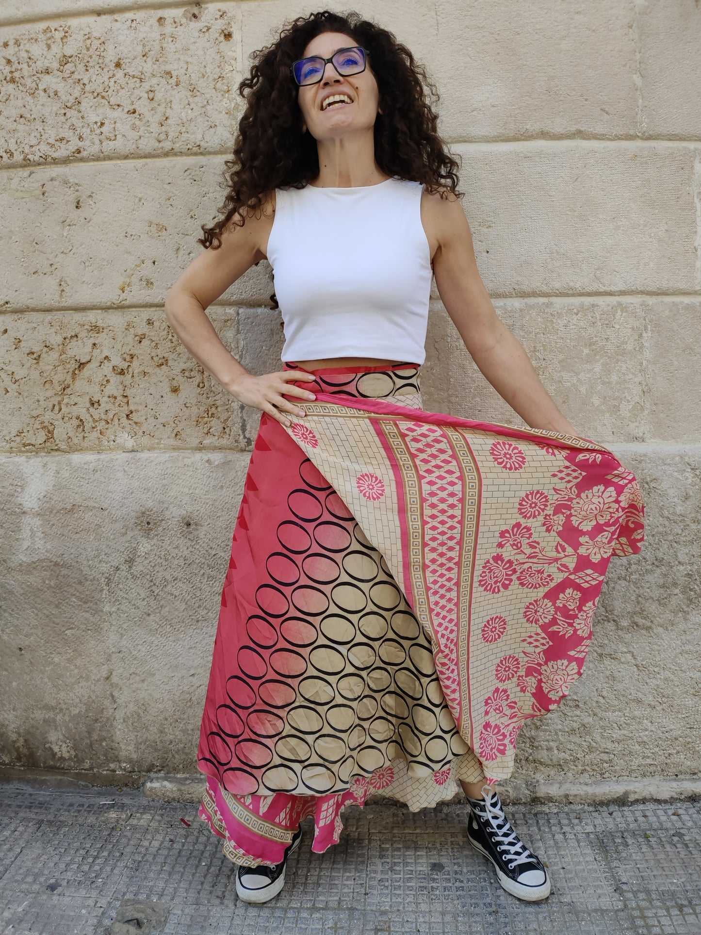 Doppelseitiger Radtaschenrock 109NG