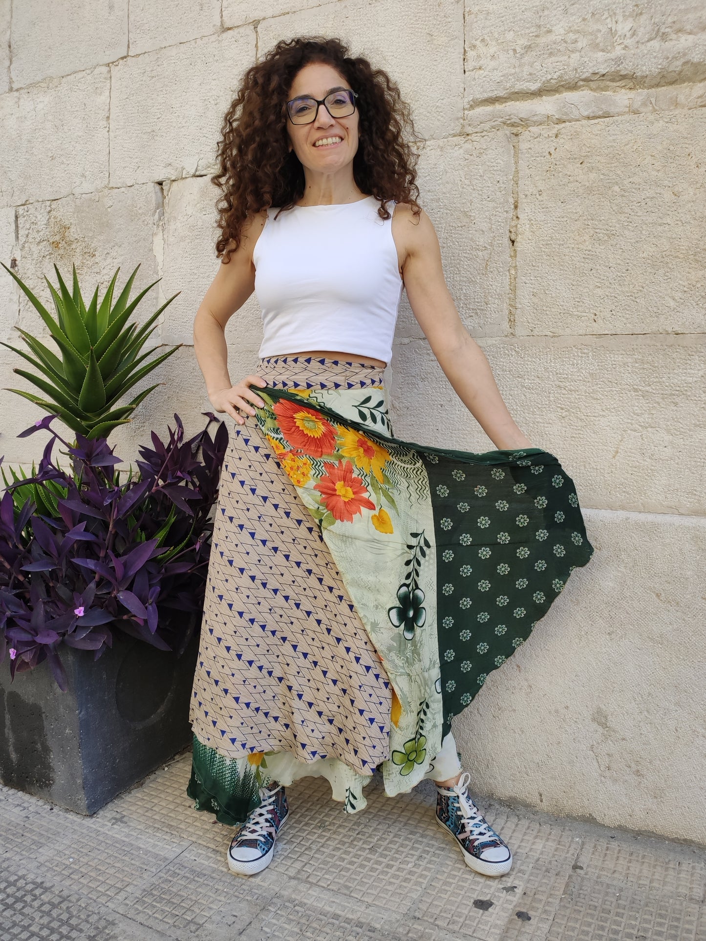 Doppelseitiger Radtaschenrock 109NG