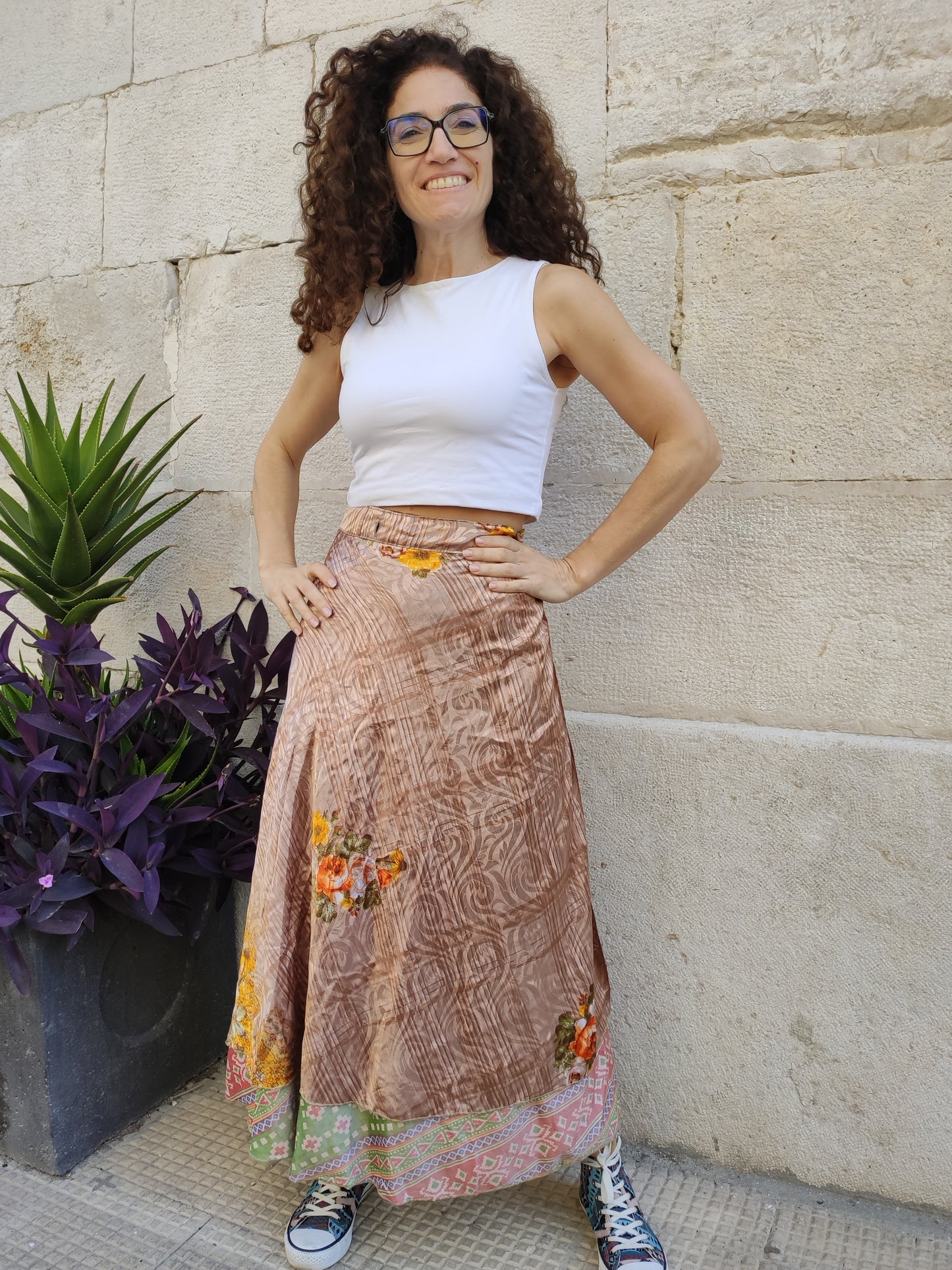 Doppelseitiger Radtaschenrock 109NG