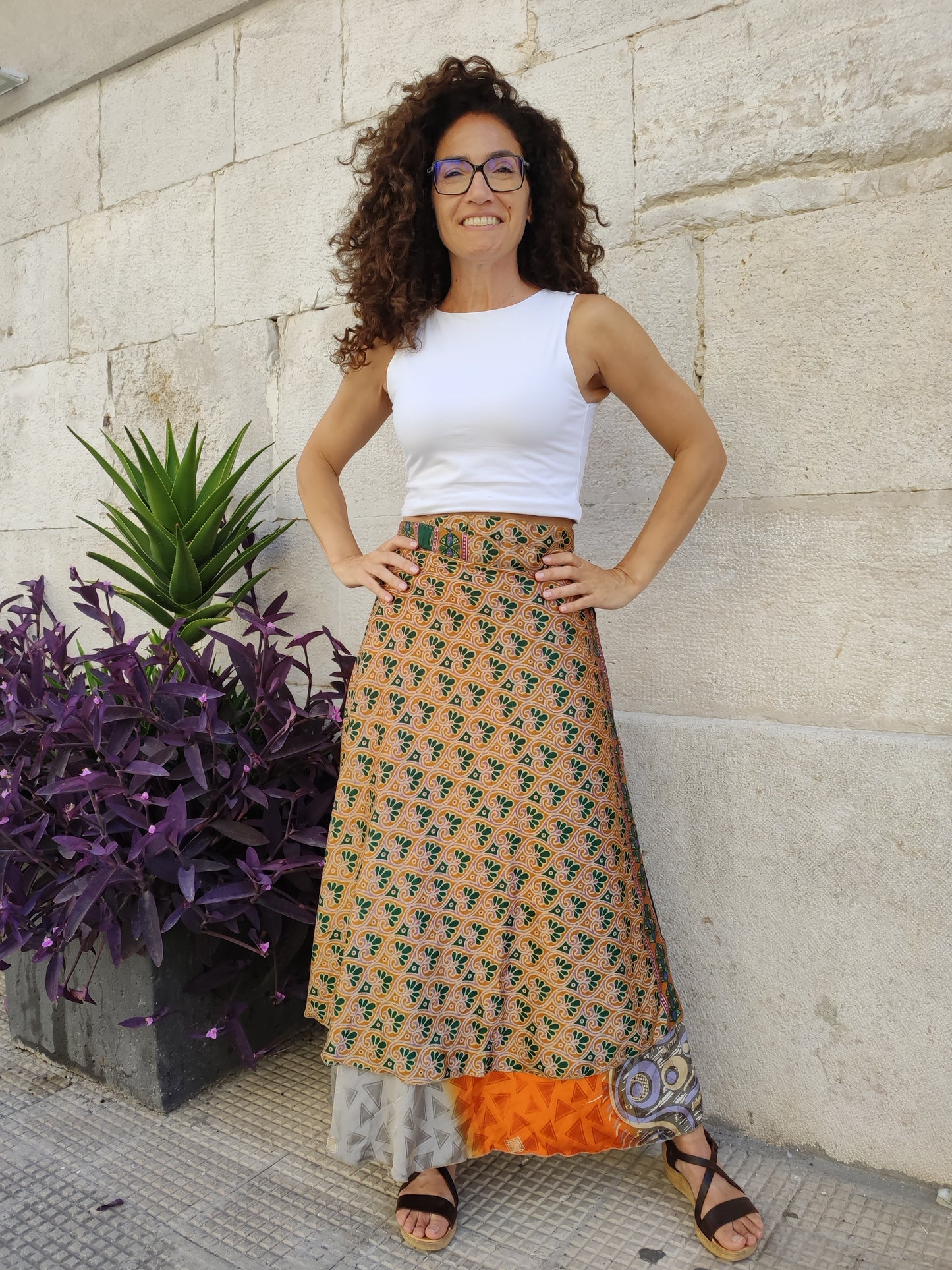 Doppelseitiger Radtaschenrock 109NG