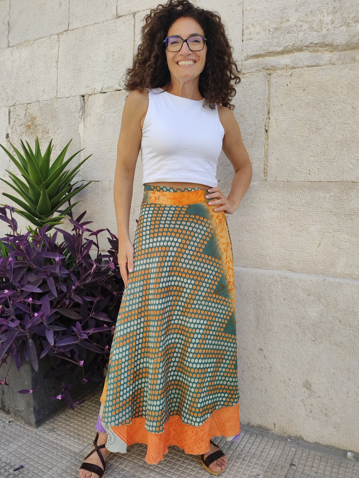 Gonna portafoglio ruota double-face DIFETTATA 250F