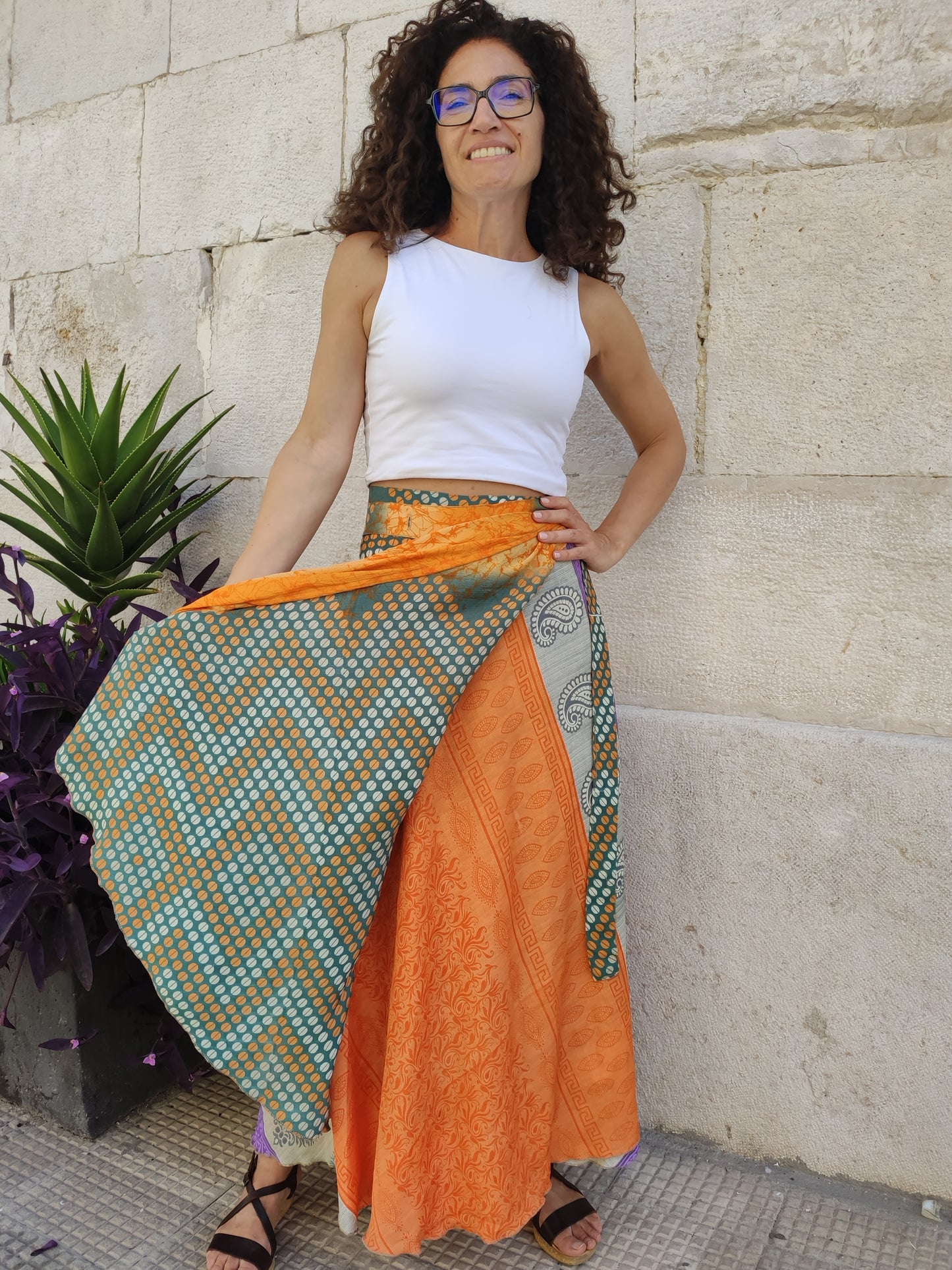 Gonna portafoglio ruota double-face DIFETTATA 250F