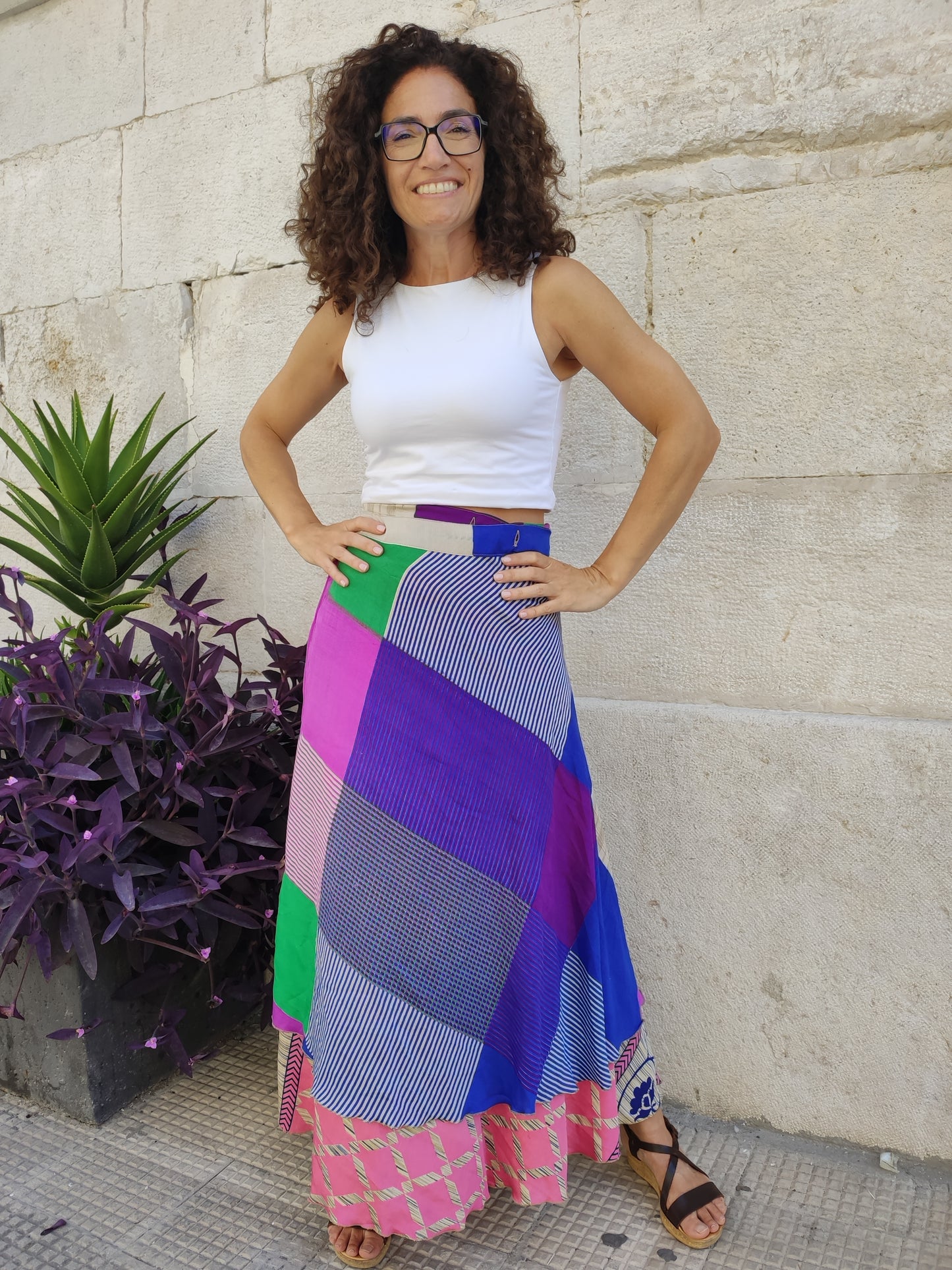 Doppelseitiger Radtaschenrock 109NG