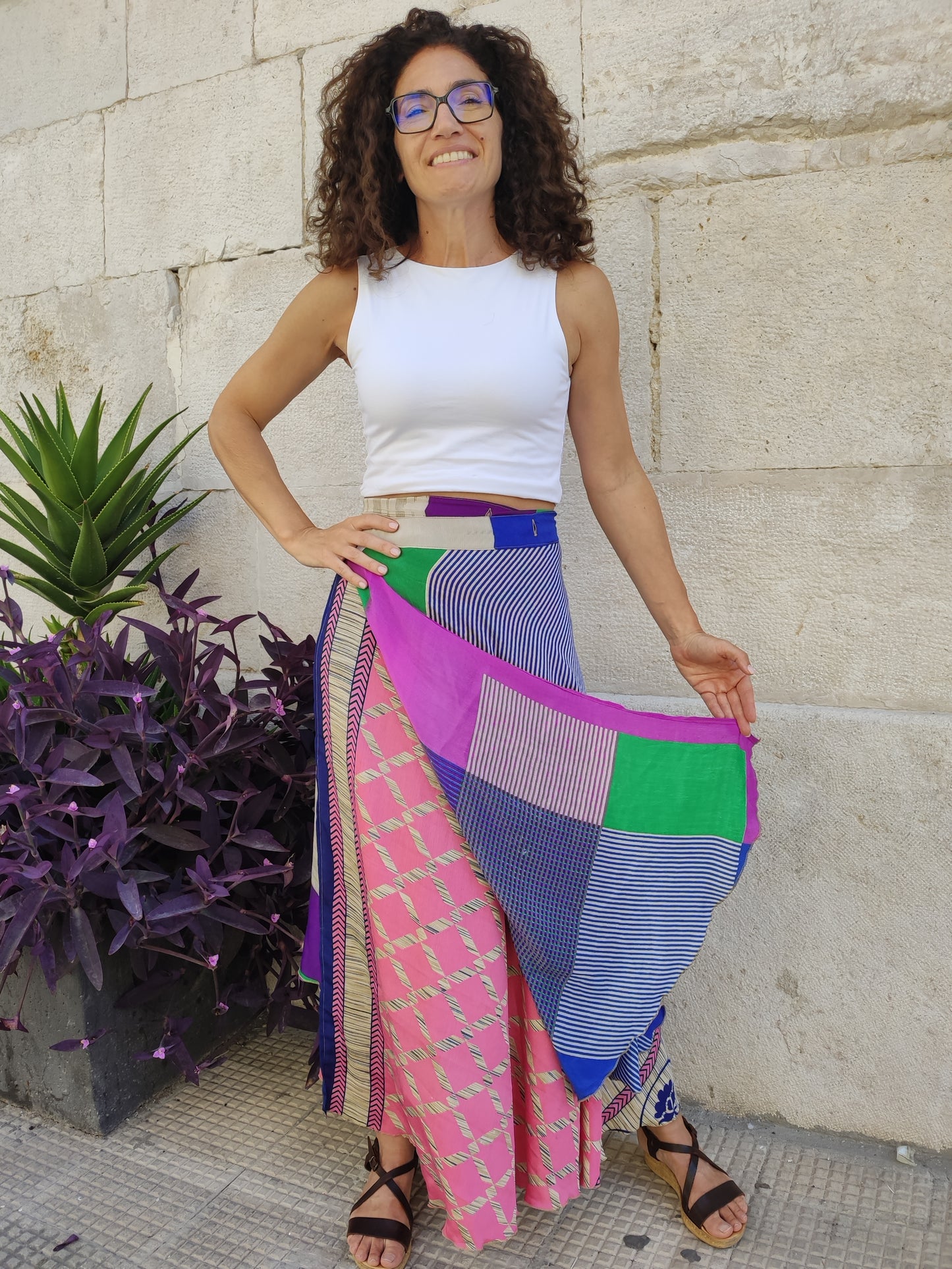 Doppelseitiger Radtaschenrock 109NG