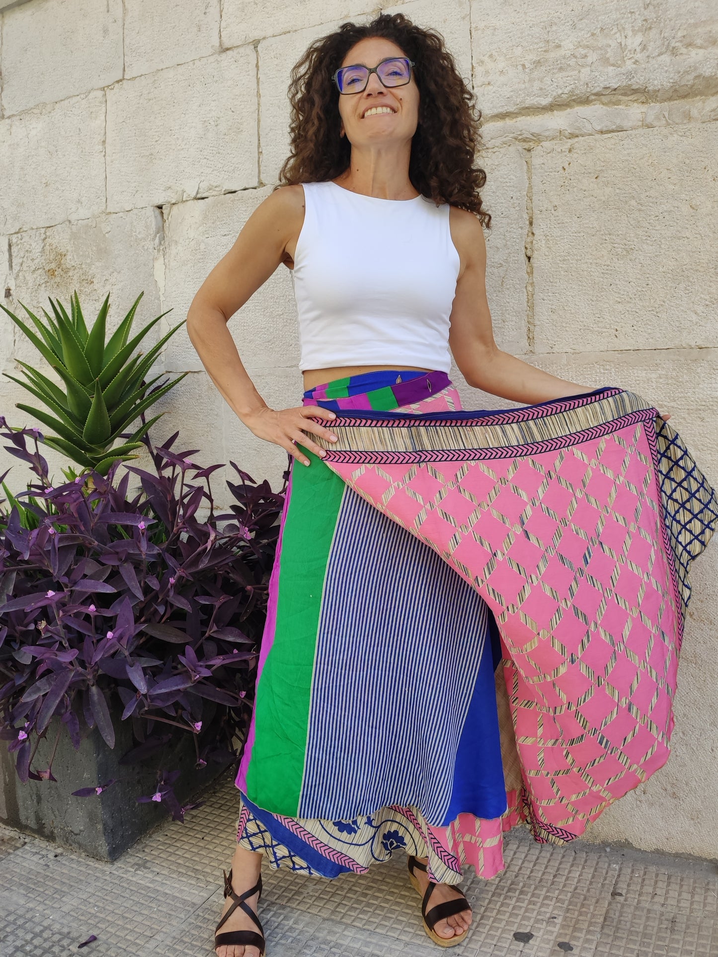 Doppelseitiger Radtaschenrock 109NG