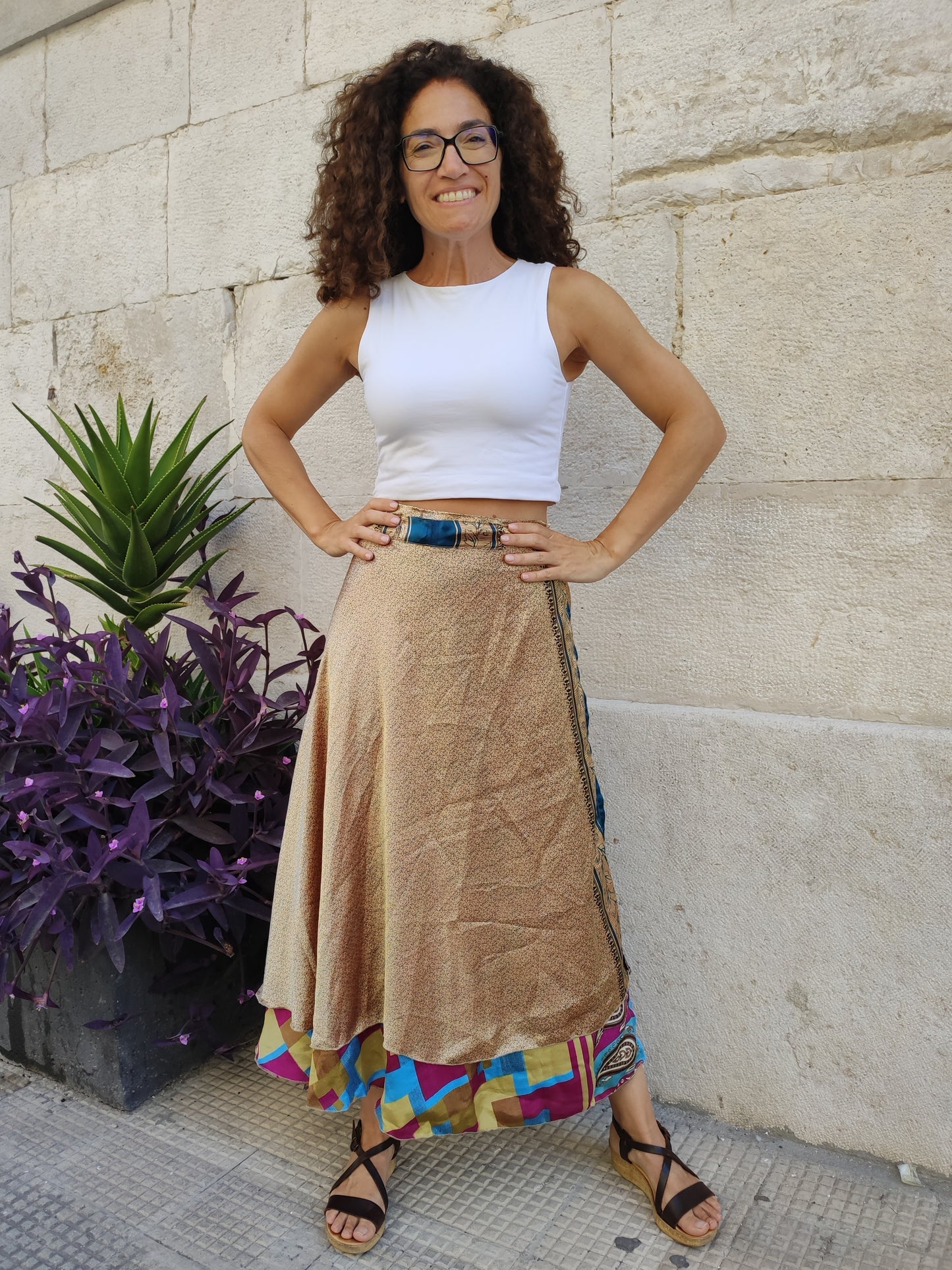 Doppelseitiger Radtaschenrock 109NG