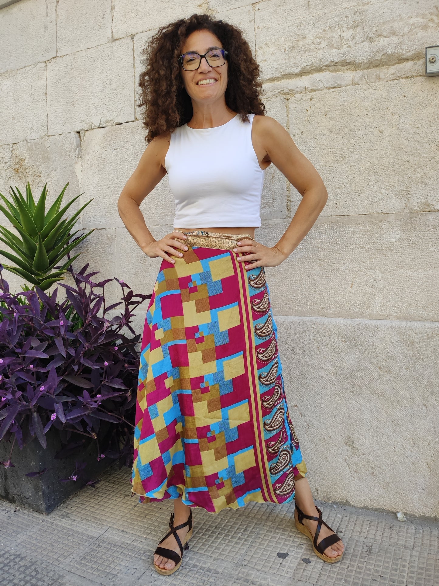 Doppelseitiger Radtaschenrock 109NG