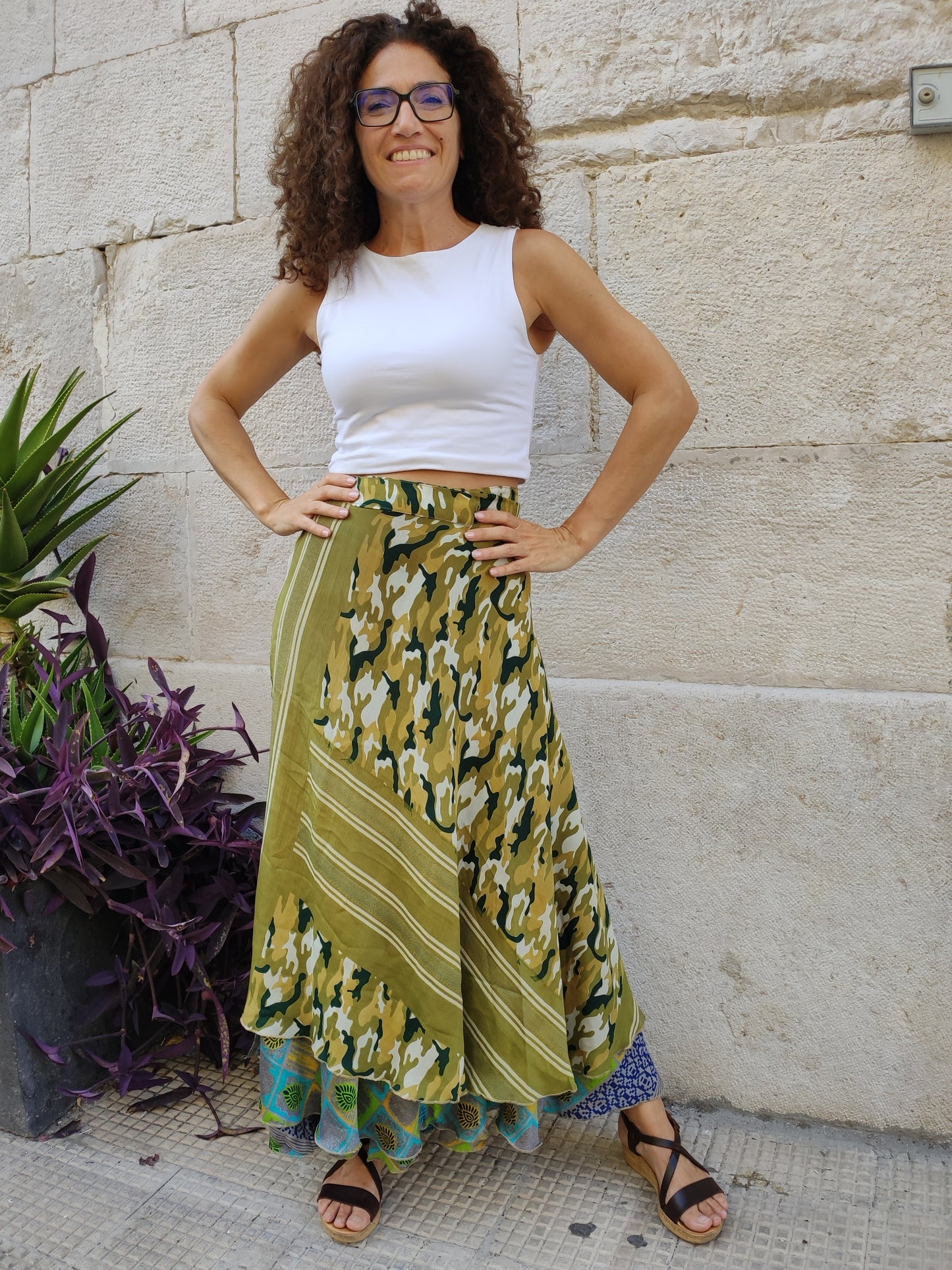 Doppelseitiger Radtaschenrock 109NG