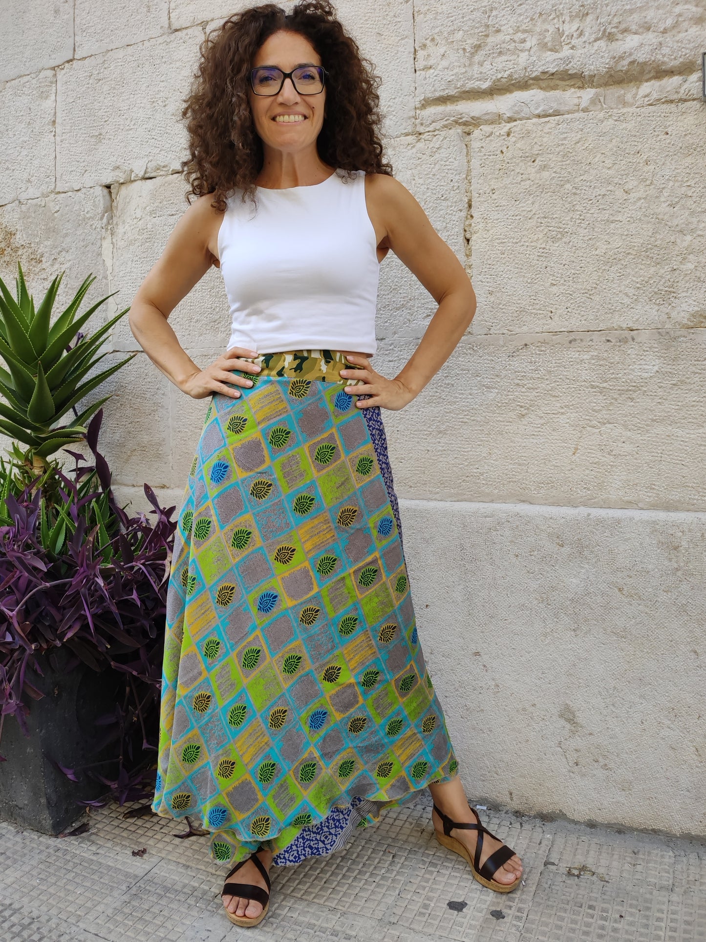 Doppelseitiger Radtaschenrock 109NG