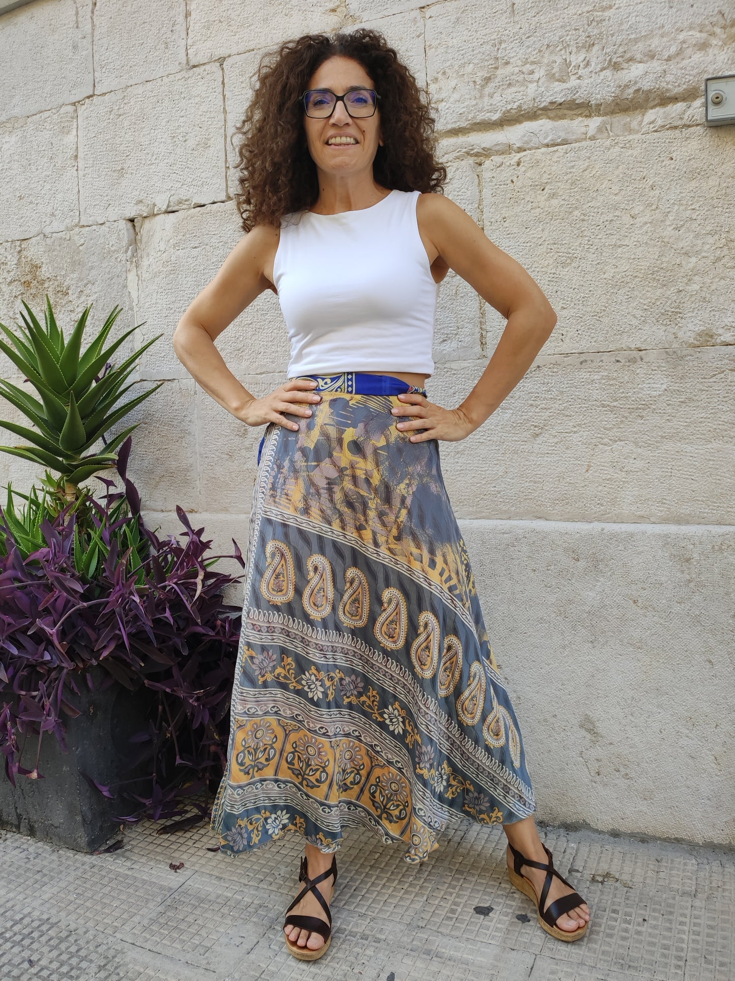 Doppelseitiger Radtaschenrock 109NG