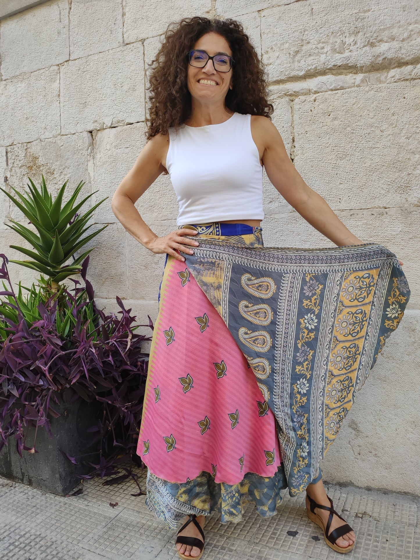 Doppelseitiger Radtaschenrock 109NG