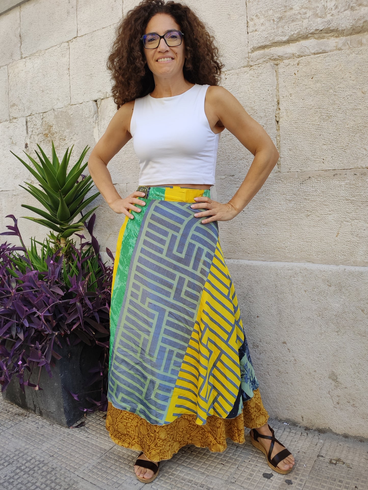 Doppelseitiger Radtaschenrock 109NG