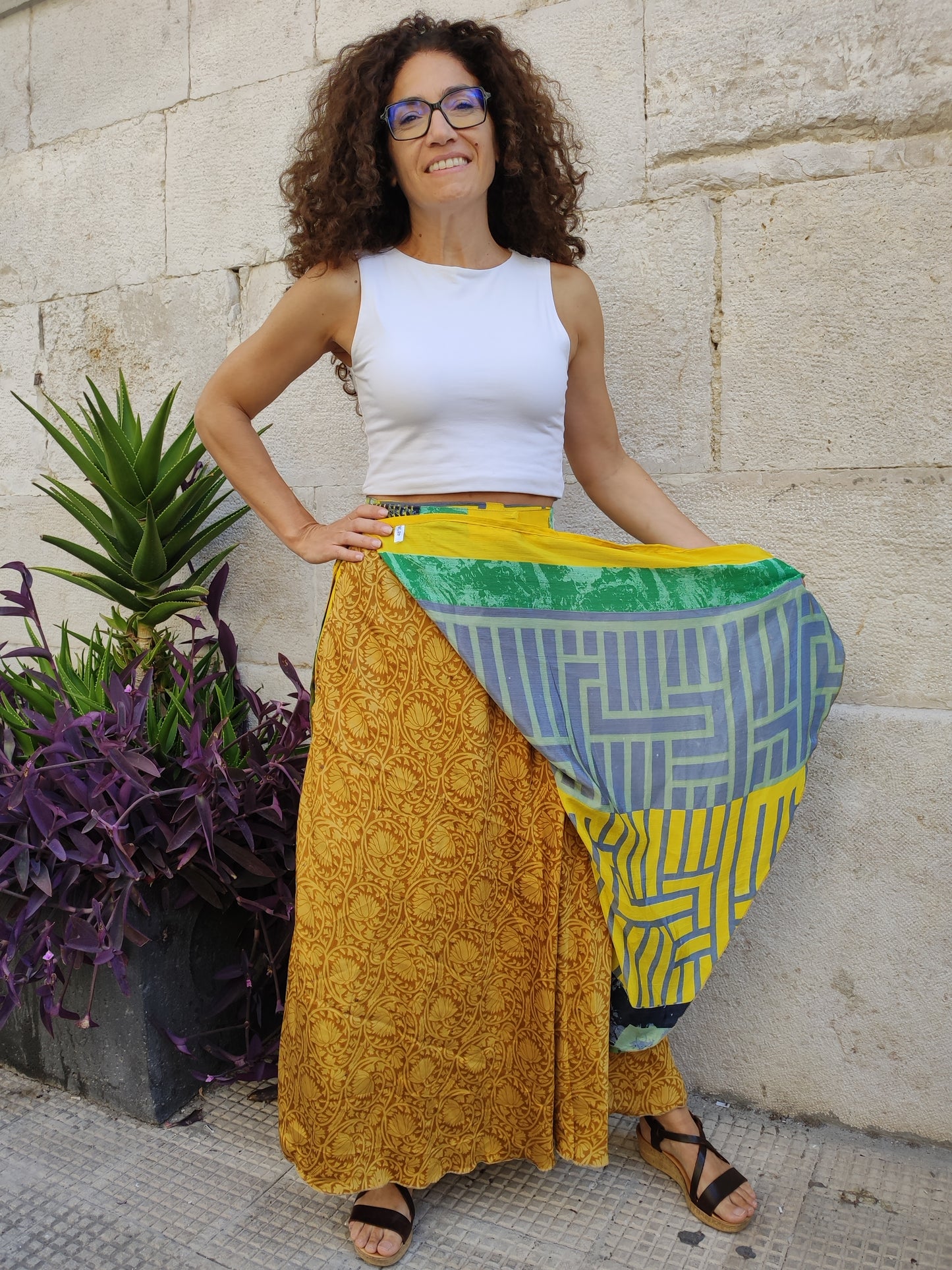 Doppelseitiger Radtaschenrock 109NG