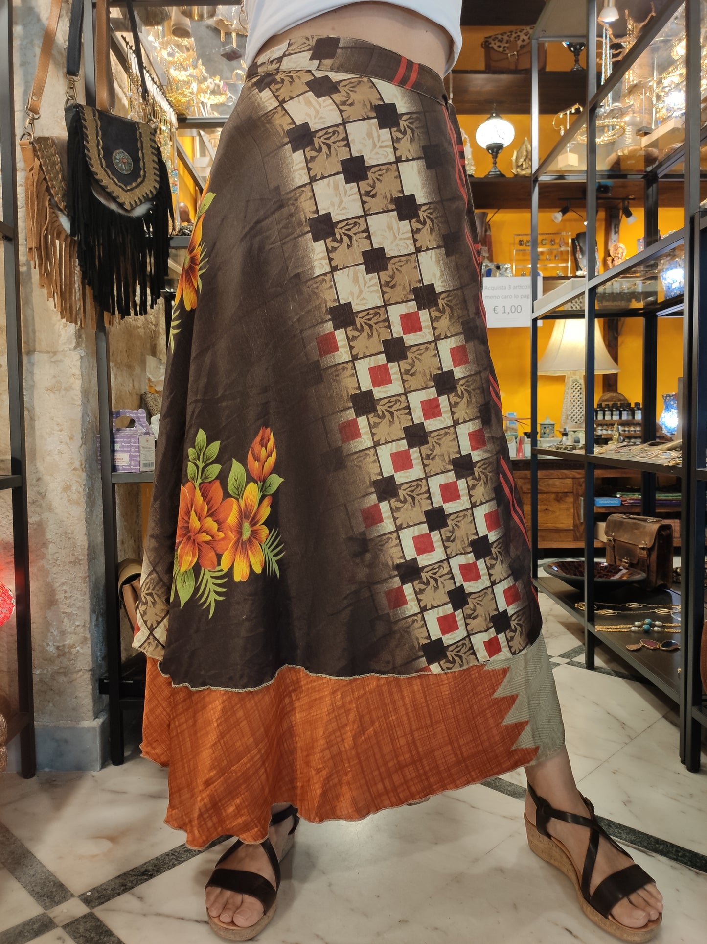 Double-sided wheel wallet skirt 109NG