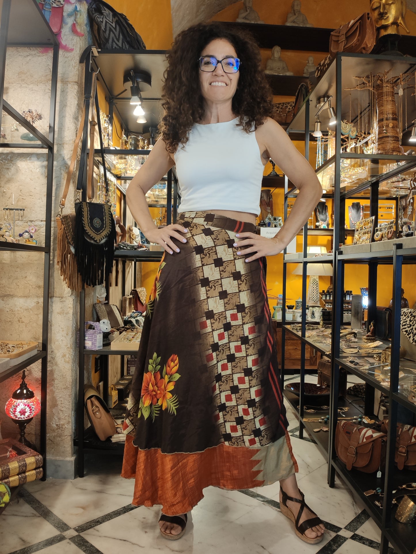 Double-sided wheel wallet skirt 109NG