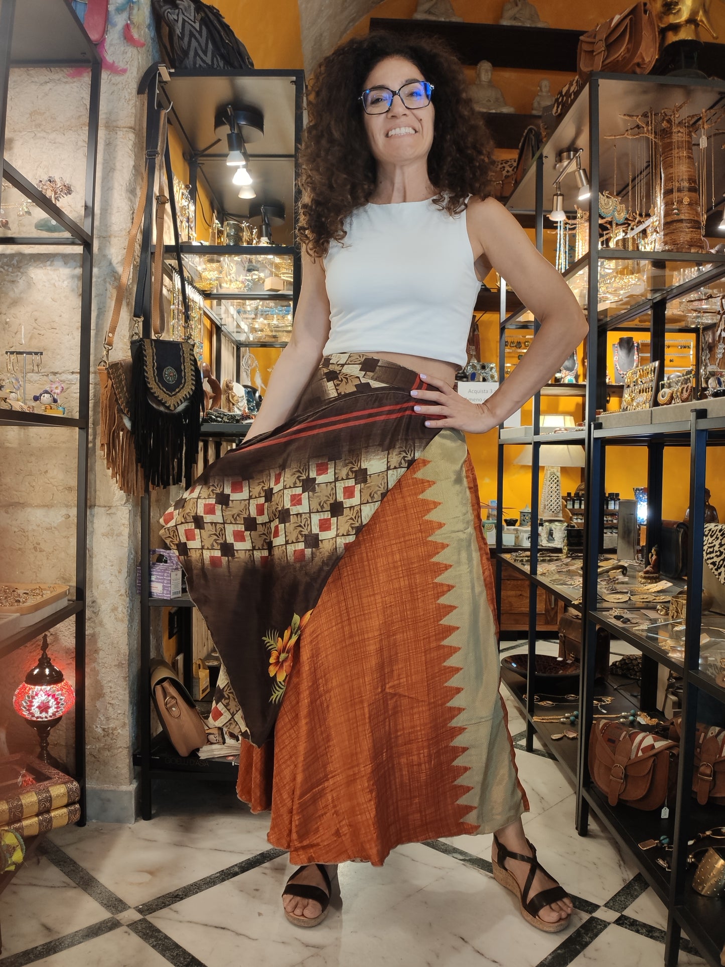 Double-sided wheel wallet skirt 109NG